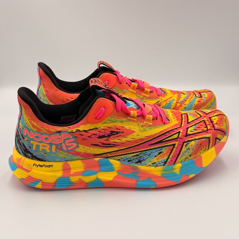 ASICS Noosa Tri 15 Running Shoes Aquarium/Vibrant Yellow US Women 10 Mens 8.5 - Picture 6 of 8